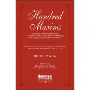 Universal's Hundred Maxims by Rupin Pahwa | LexisNexis